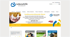 Desktop Screenshot of lebenshilfe-ansbach.de